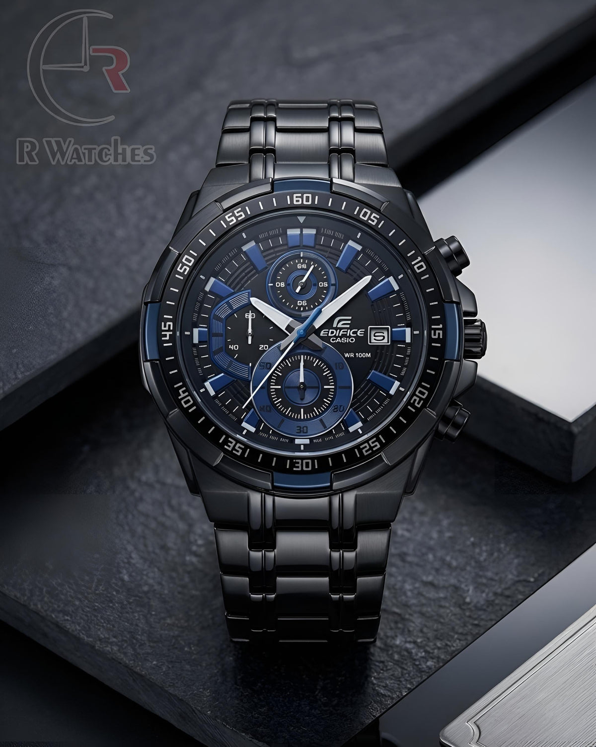 (OS23)⭐ Casio Edifice black Blue