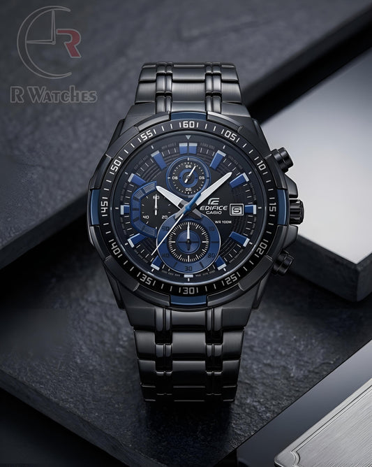 (OS23)⭐ Casio Edifice black Blue
