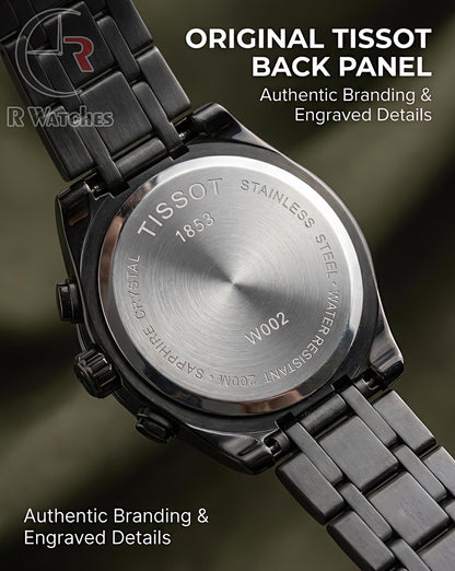 Tissot Full Black – Premium Luxury Chronograph Watch (6 Month Warrenty)